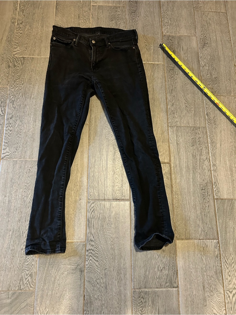 abercrombie & fitch black rustin athletic skinny stretch - size 32 x 32
